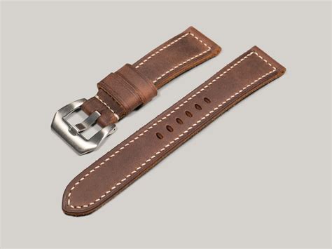 custom leather watch straps panerai|panerai aftermarket straps.